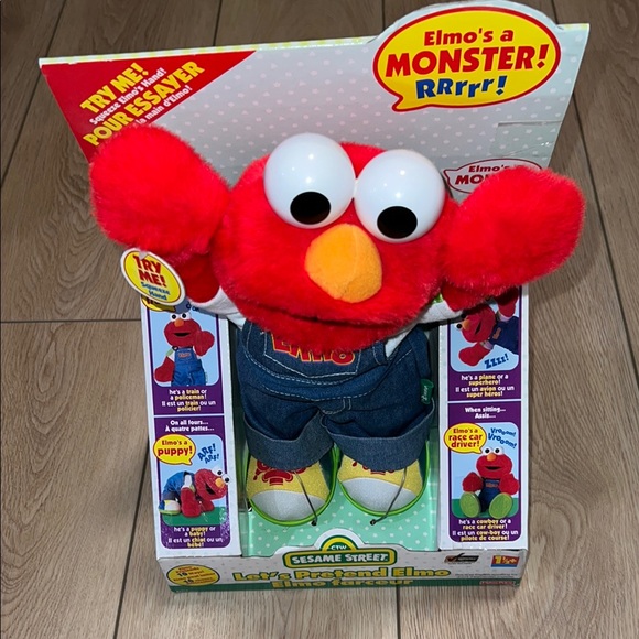 Vintage 1999 Let's Pretend Elmo - Picture 4 of 9
